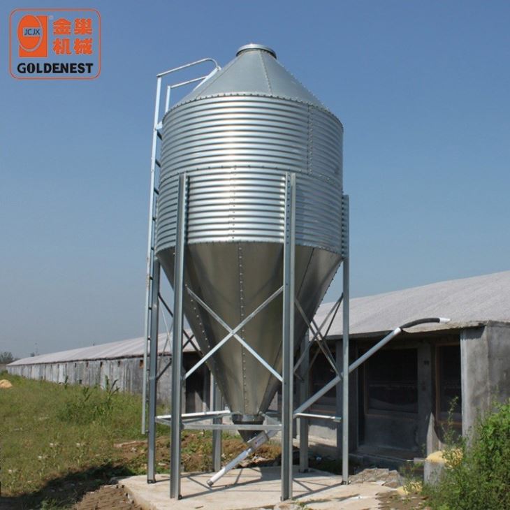 Goldenest Hot-Dip Galvanized Feed Silo Feed Tower